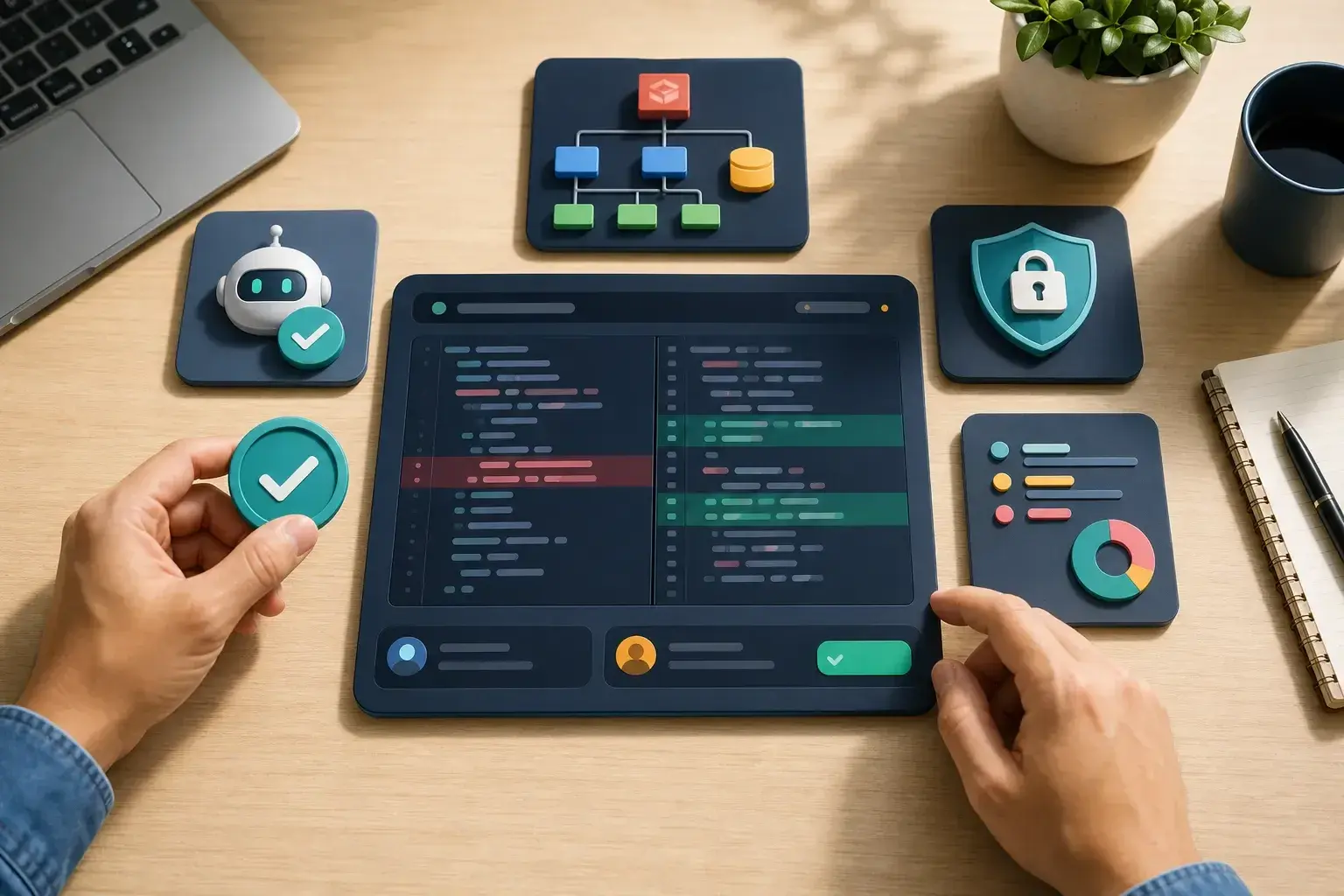Các cổng kiểm tra pull request do agent lập trình tạo ra