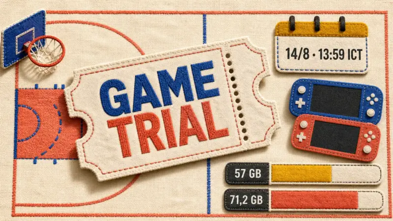 NBA 2K26 chơi thử miễn phí trên Switch đến 14/8