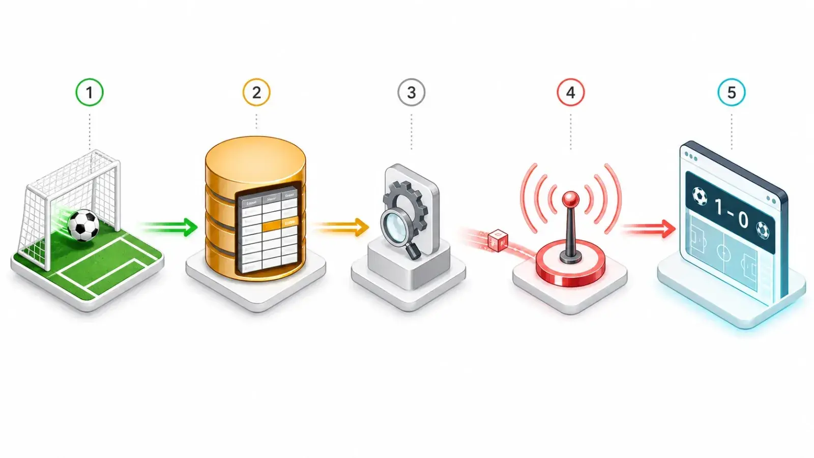 Vòng đời sự kiện bàn thắng từ model observer đến giao diện trình duyệt