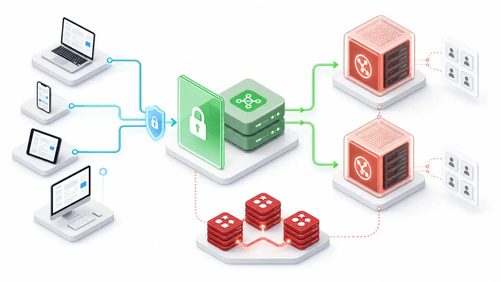 Kiến trúc production cho Laravel Reverb với TLS reverse proxy nhiều server và Redis