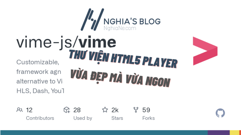 Vime thư viện HTML5 Player vừa đẹp mà vừa ngon